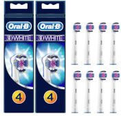 Oral-B 3D White Opzetborstels, Verpakking Van 8