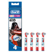 Oral-B Kids' Opzetborstels Met Star Wars-figuren, Verpakking Van 4