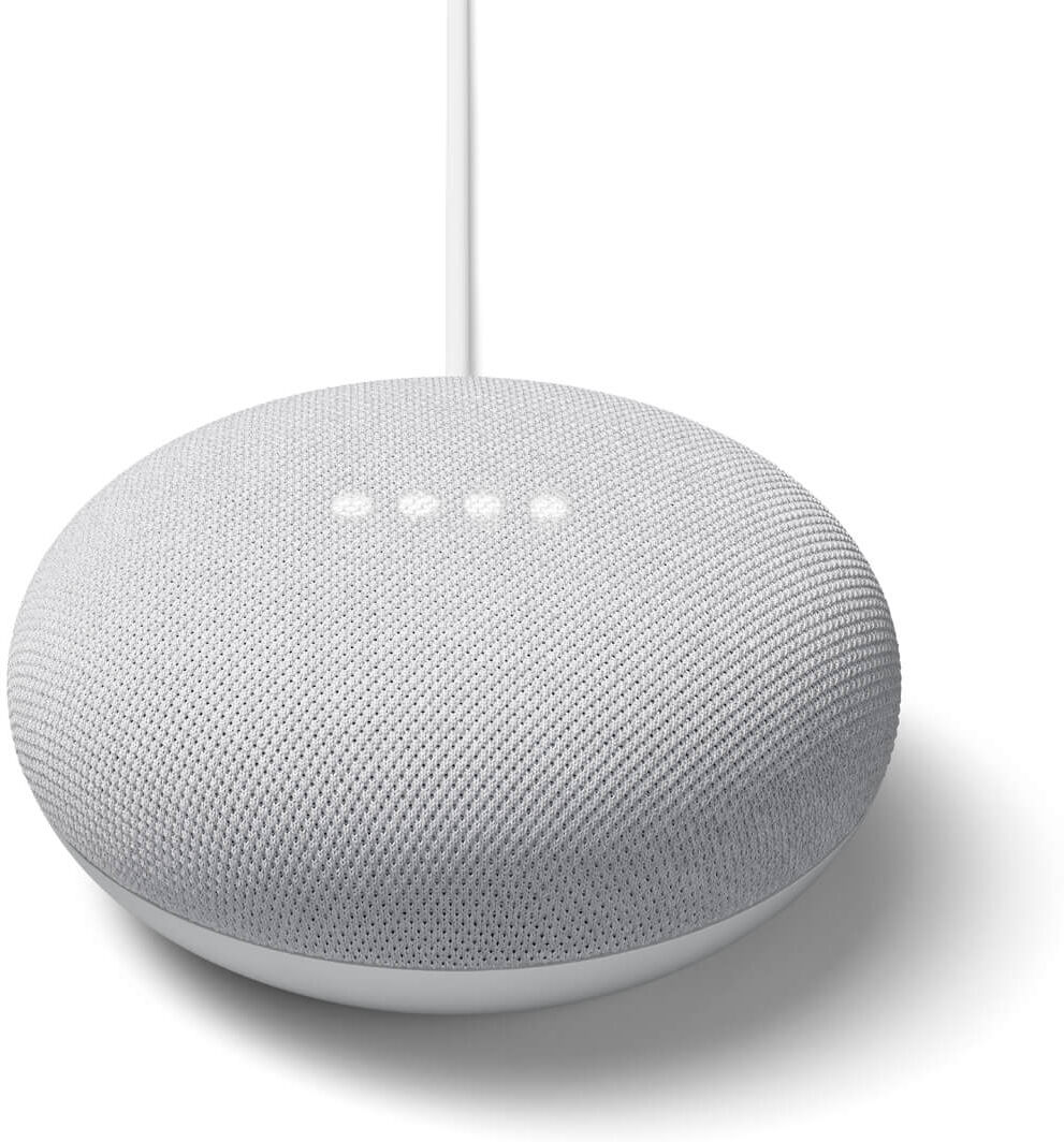 Google Nest Mini - slimme luidspreker - krijt/lichtgrijs - Generatie 2