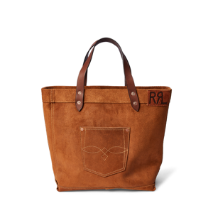 RRL Ranch Suede Tote  - Light Java - Size: One Size
