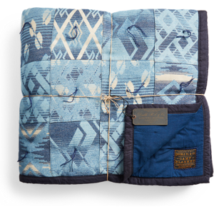 RRL Limited-Edition Indigo Patchwork Quilt Navy Multi One Size Unisex