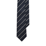 Purple Label Striped Silk Faille Tie Navy One Size Male