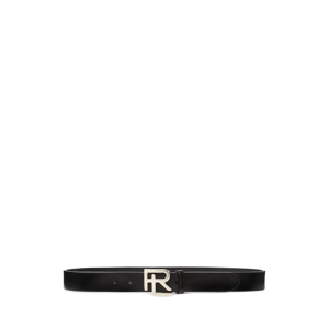 Ralph Lauren Collection RL Vachetta Leather Belt  - Black - Size: Large