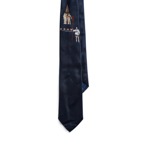 Polo Ralph Lauren Silk Tie  - Navy - Size: One Size