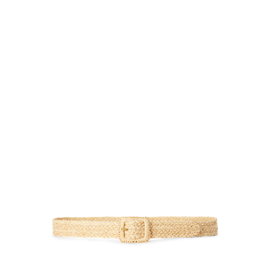 Polo Ralph Lauren Raffia Belt  - Natural - Size: Medium