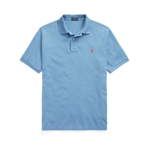 Big & Tall Mesh Polo Shirt Delta Blue/C4488 BIG 1X Male