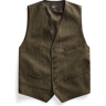 RRL Wool-Blend Tweed Waistcoat Brown Tweed Large Male