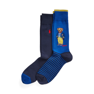 Polo Ralph Lauren Polo Bear Crew Sock 2-Pack  - Sapphire Star - Size: One Size
