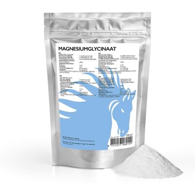 Magnesiumglycinaat paard 200 gram Magnesiumglycinaat paard 200 gram