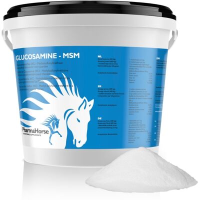 Glucosamine & MSM paard 1000 gram Glucosamine & MSM paard 1000 gram