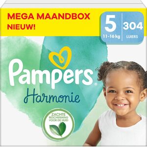 Pampers - Harmonie - Maat 5 - Mega Maandbox - 304 stuks - 11/16 KG