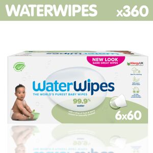 Waterwipes - Snoetenpoetser Soapberry - 6 x 60 Babydoekjes - 99,9% water *Plastic Vrij