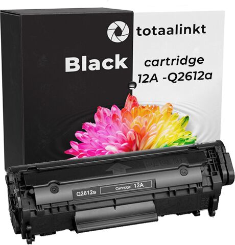 Totaalinkt Geschikt HP LaserJet 1022 toner cartridge   Zwart van Totaalinkt