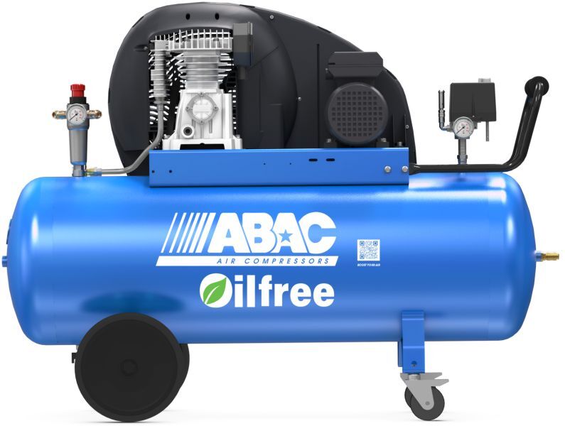 ABAC PRO A29B-0 150 CM3 Zero Compressor 320 l/min 150 ltr. 10 Bar 230 Volt