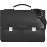 bugatti Valencia Aktetas XL Leder 3 compartimenten 43 cm laptopvak black