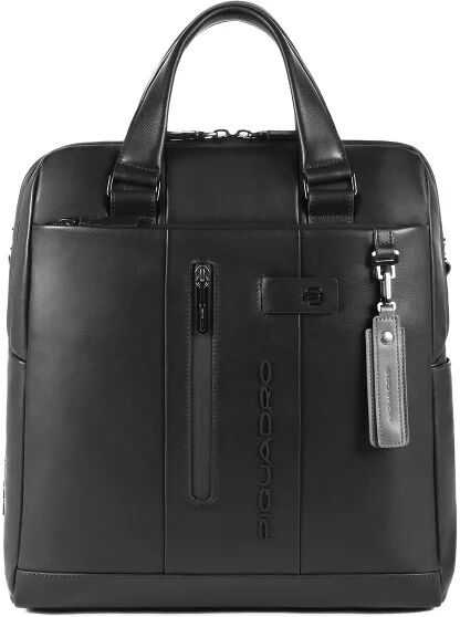 Piquadro Urban Laptoptas leer 37 cm laptopvak black