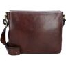 Leonhard Heyden Cambridge Messenger Leder 32 cm Laptopcompartiment rotbraun