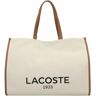 Lacoste Heritage Canvas Shopper Tas 40 cm natural tan