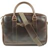 Buckle & Seam Everett aktetas Leer 38 cm Laptopcompartiment brown