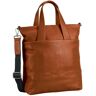 Leonhard Heyden Hamburg Handtas Leer 32 cm cognac