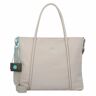 Gabs Lydia Shopper Tas M Leer 30 cm conchiglia