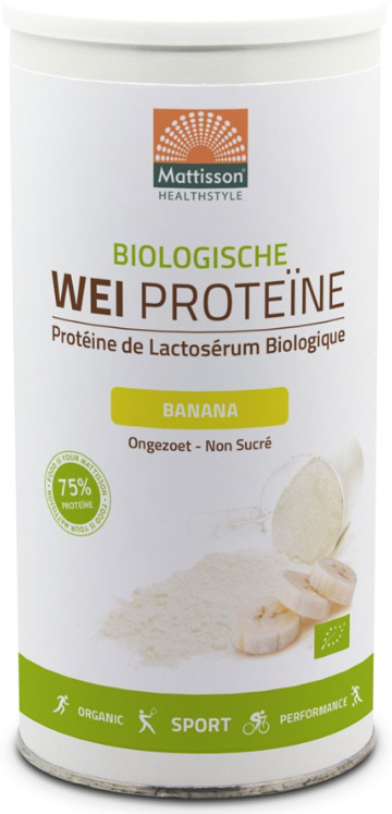 Mattisson HealthStyle Biologische Wei Proteïne Banaan