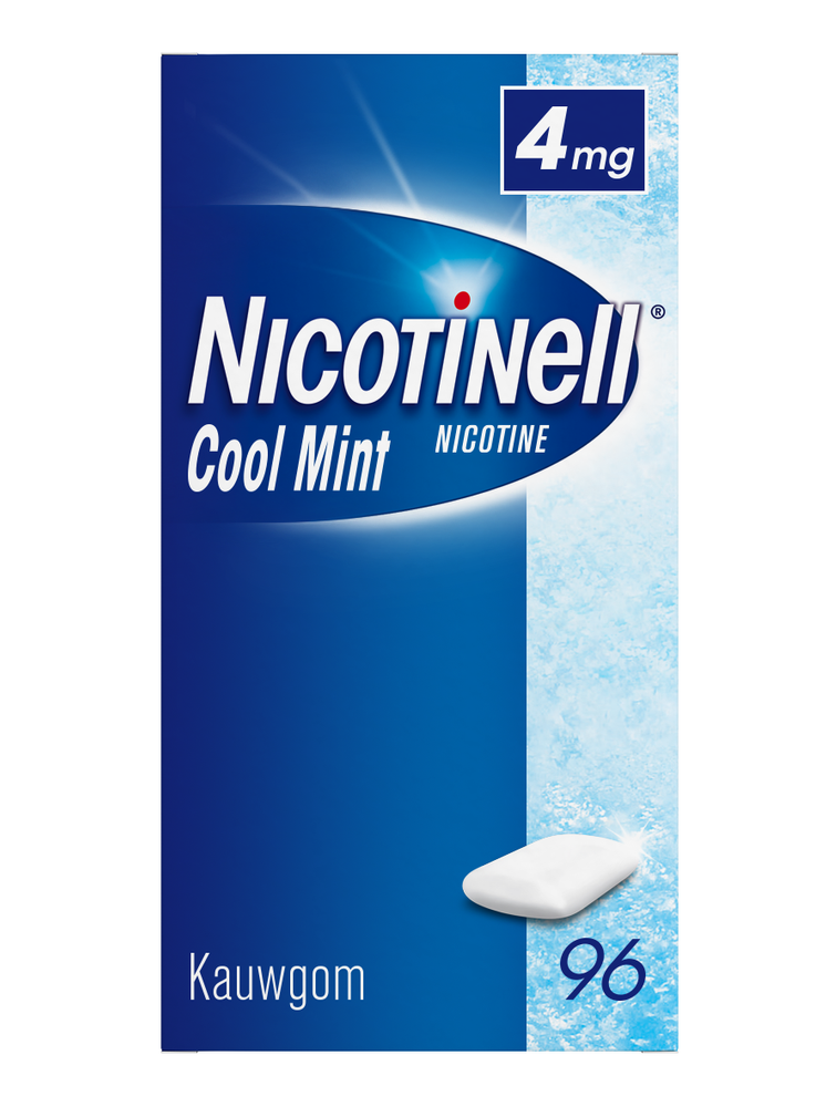 Nicotinell Kauwgom 4mg Cool Mint (Voordeelverpakking)