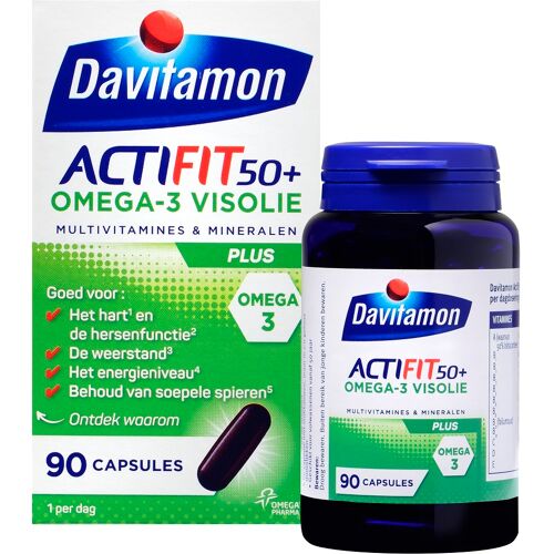 Davitamon Actifit 50 Plus Omega-3 Visolie Capsules