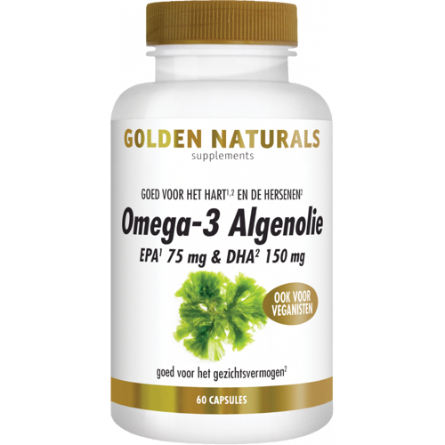 Golden Naturals Omega-3 Algenolie Capsules