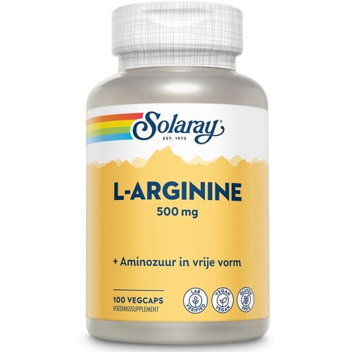 Solaray L-Arginine 500mg Capsules