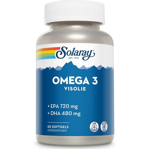 Solaray Omega 3 Visolie Softgels