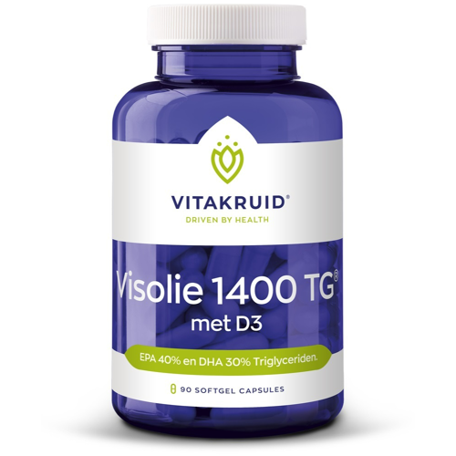Vitakruid Visolie 1400 TG met D3 Capsules