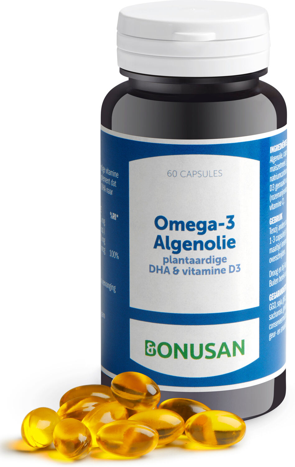 Bonusan Omega-3 Algenolie Softgels