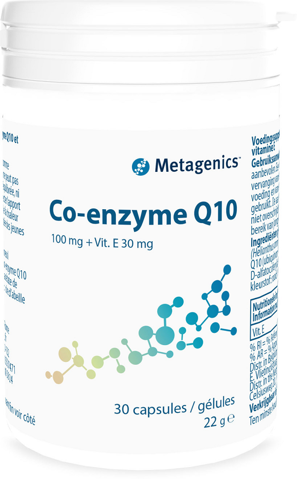 Metagenics Co-Enzyme Q10 + Vit. E 30mg Softgels