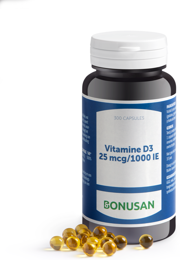 Bonusan Vitamine D3 25mcg/1000 IE Capsules 300st