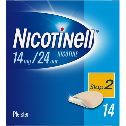 Nicotinell Pleisters 14 mg - voor stoppen met roken