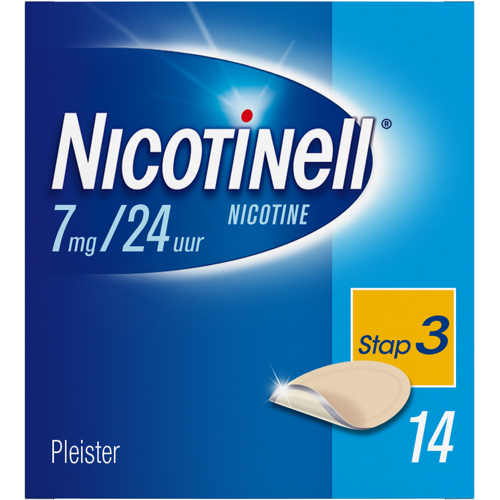 Nicotinell Pleisters 7 mg - voor stoppen met roken