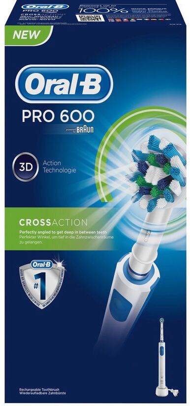 Oral-B Pro 600 Cross Action Elektrische Tandenborstel 1st