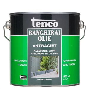 Tenco Bangkirai Olie - Antraciet - 2,5 l