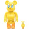 MEDICOM TOY Be@rbrick 100% en 400% beelden set - Geel