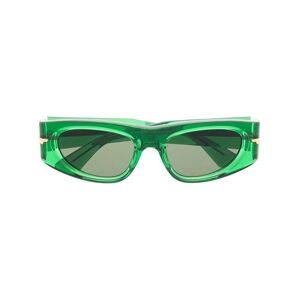 Bottega Veneta Eyewear BV1144S zonnebril met geometrisch cat-eye montuur - Groen