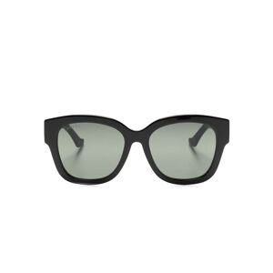 Gucci Eyewear Double G zonnebril met wayfarer montuur - Zwart