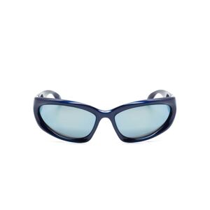 Balenciaga Eyewear Swift zonnebril met ovaal montuur - Blauw