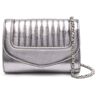 DELAGE Jeanne metallic crossbodytas - Grijs