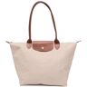 Longchamp Le Pliage grote schoudertas - Beige