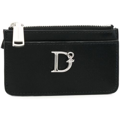 Dsquared2 logo plaque cardholder - Zwart