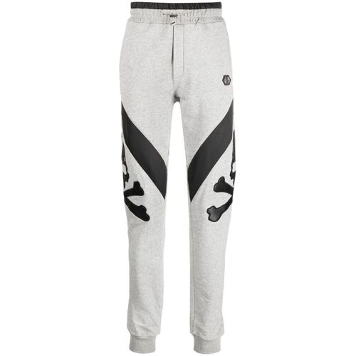 Philipp Plein Trainingsbroek met doodskopprint - Grijs