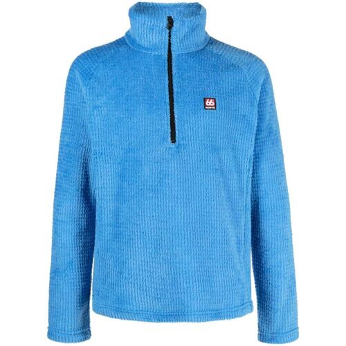 66 North Hrannar sweater met halve rits - Blauw