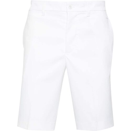 J.Lindeberg Eloy shorts met logoplakkaat - Wit