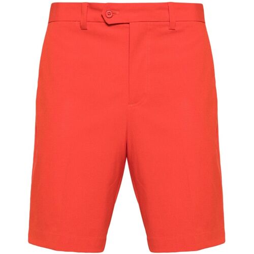 J.Lindeberg Vent ripstop shorts met logo plakkaat - Rood